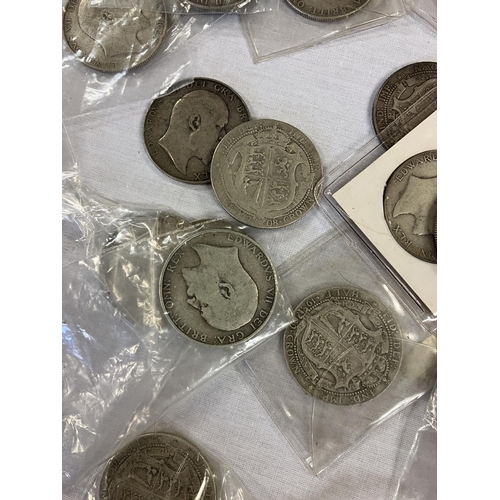 222 - Large quantity of early English half crowns, 105 approx.