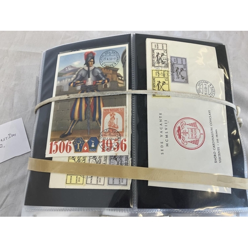 294 - Vatican stamps- First Day covers, 1956 - 1982. 364 items approx.