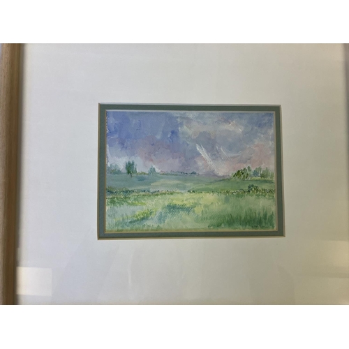 354 - Simon Legge, River Liffey looking West, Watercolour, signed and dated '87 together with a framed Wat... 