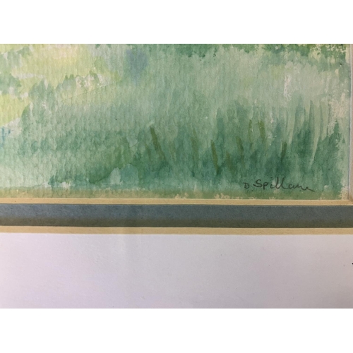 354 - Simon Legge, River Liffey looking West, Watercolour, signed and dated '87 together with a framed Wat... 