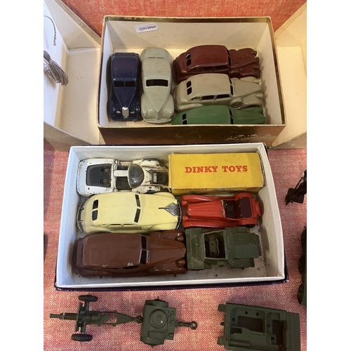 357 - Dinky toy collection including a boxed Austin-Healey 100's sports.