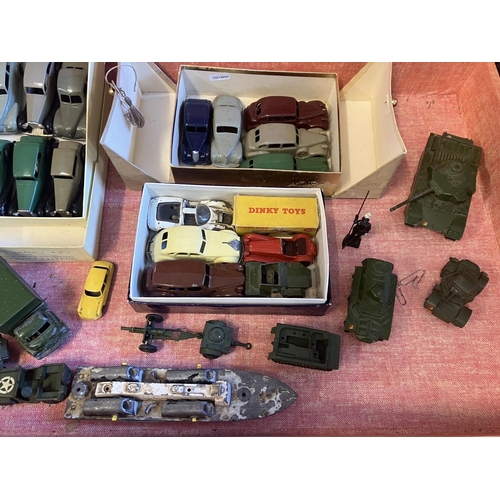 357 - Dinky toy collection including a boxed Austin-Healey 100's sports.