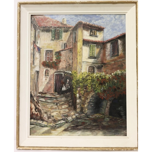 82 - Letitia Marion Hamilton RHA 1878-1964,
EZE, Province France,
Oil on board,
Signed,
53cm x 42cm.