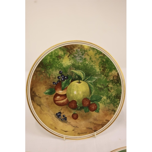 89 - Five Fruits of Eden china plates.