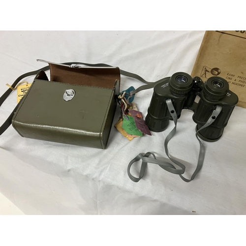 16 - Mixed lot - Bell and Howell projector, binoculars, part set of mother of pearl fruit knives and fork... 