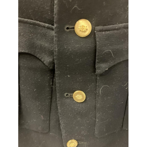 275 - Navy military uniform jacket with gilt buttons. (Royal Inniskilling)