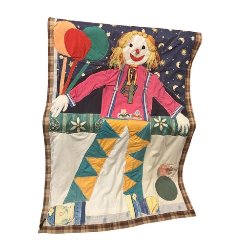 280 - An amazing large collection of circus clowns, patchwork quilt, pictures etc, collected over a lifeti... 