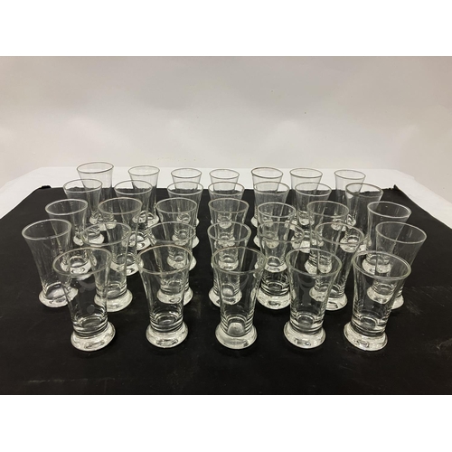 29 - A large quantity of old whiskey or stirrup cup glasses. (33 approx)