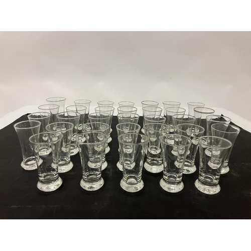 29 - A large quantity of old whiskey or stirrup cup glasses. (33 approx)