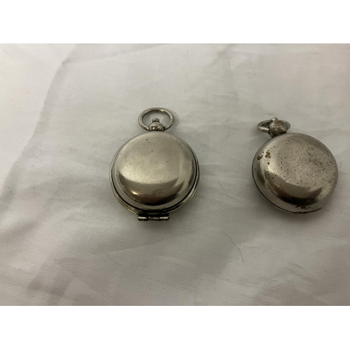 294 - Two plated coin holders.