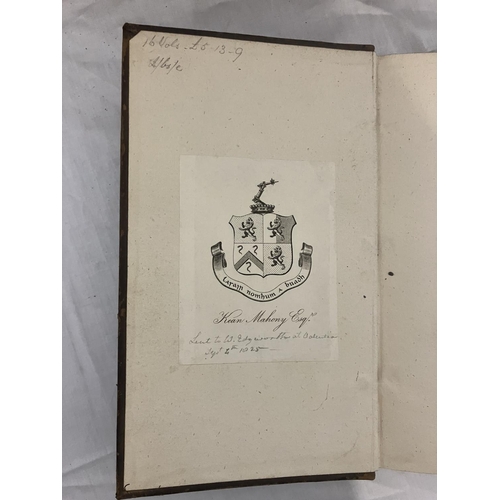 359 - The Plays and Poems of William Shakspeare.
Printed by John Exshaw, 98 Grafton St, Dublin, 1794.