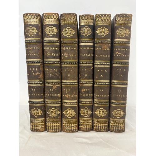 361 - Plutarch's Lives, 6 vols. London 1813.