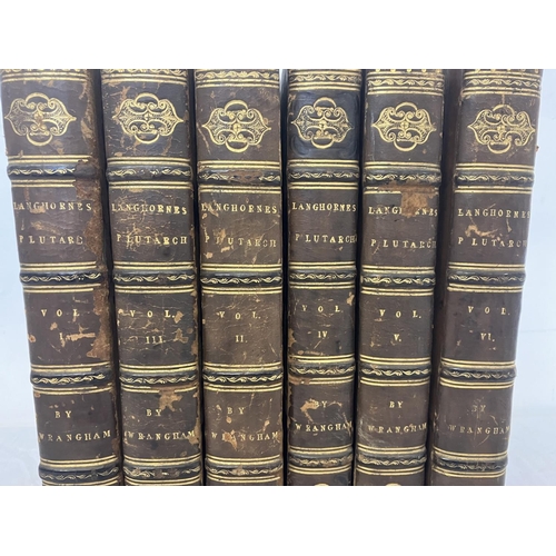 361 - Plutarch's Lives, 6 vols. London 1813.