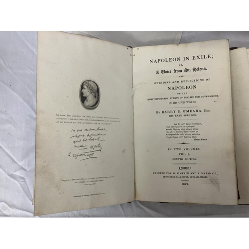 362 - Napoleon in Exile, Vol 1 & 2. 4th edition, London 1822.