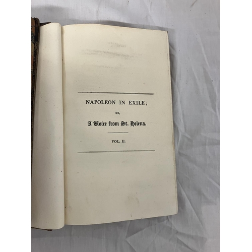 362 - Napoleon in Exile, Vol 1 & 2. 4th edition, London 1822.