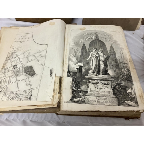 368 - Two volumes of the Illustrated London News, The Century Atlas & Gasetter, etc.