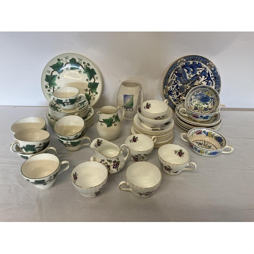 44 - Lot  of chinaware - Wedgewood, masons, etc.