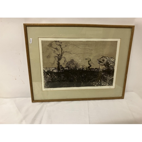 45 - Glady Leech,
Winter Trees, (Artist proof)
Signed & dated '84,
30cm x 40cm.