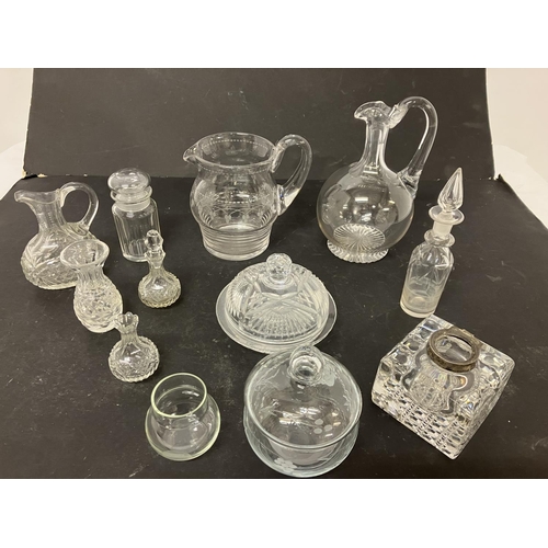 72 - Lot of glassware to include jugs, jars, etc.