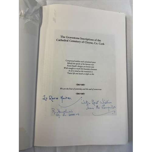 141 - The Gravestone Inscriptions of the Cathedral Cemetery of Cloyne. Co.Cork (2) and others. (6)