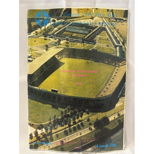 152 - A lot of programmes - Cork County Senior Hurling Championships, see photos.