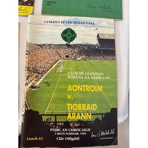153 - A bundle of programmes - All Ireland Hurling Championship, see photos.