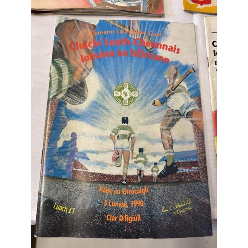 153 - A bundle of programmes - All Ireland Hurling Championship, see photos.