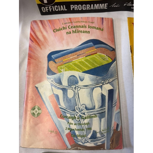 153 - A bundle of programmes - All Ireland Hurling Championship, see photos.