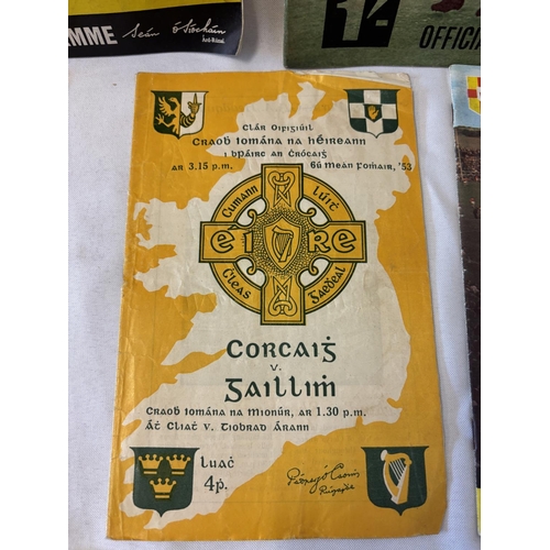 153 - A bundle of programmes - All Ireland Hurling Championship, see photos.