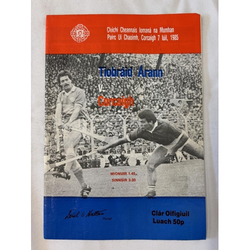 155 - Quantity of programmes - Munster Hurling Championship dating from the 40's on, see photos.