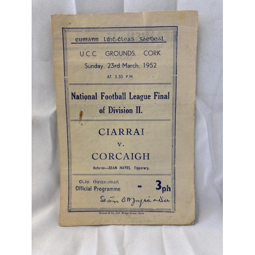 159 - Three National League Football programes - (2 from the 50's). See photos.