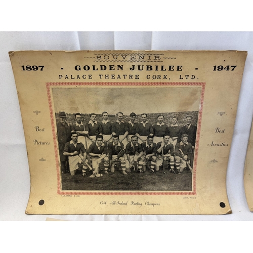 161 - Four interesting old photos, Cork Hurling teams.