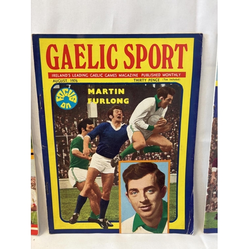 166 - Five Daily Sport magazines - 1970's, see photos.