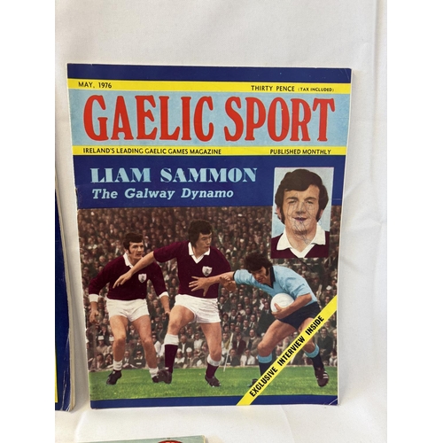 166 - Five Daily Sport magazines - 1970's, see photos.