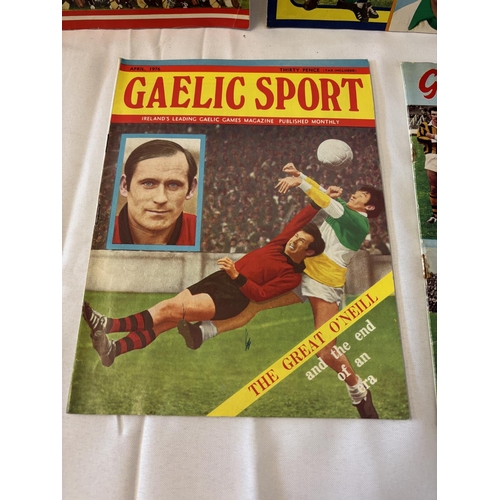 166 - Five Daily Sport magazines - 1970's, see photos.
