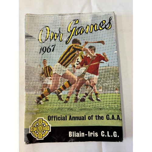 167 - Various reports and magazines including 1963 Irish Derby Race card - see photos.