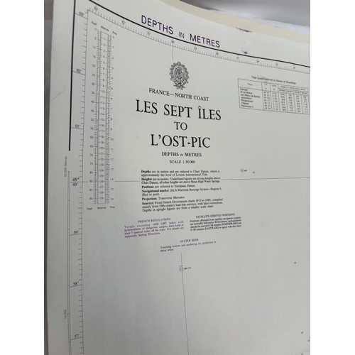 320 - Quantity of marine charts - France.