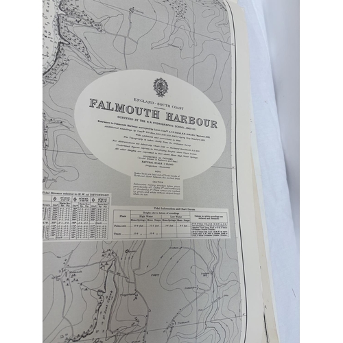 321 - Large quantity of marine charts - English Coast and Channel Islands.