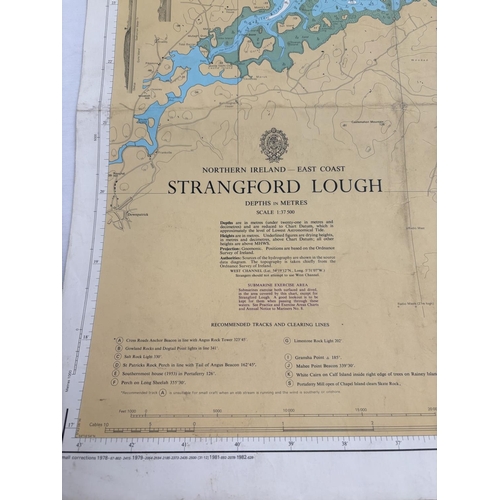 322 - Quantity of sailing charts - Ireland, East Coast and Irish Sea.
