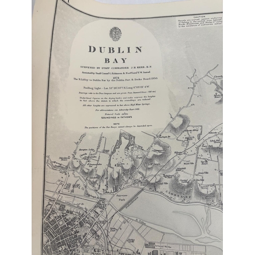 322 - Quantity of sailing charts - Ireland, East Coast and Irish Sea.