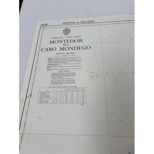 323 - Quantity of sailing charts - Spain & Portugal.