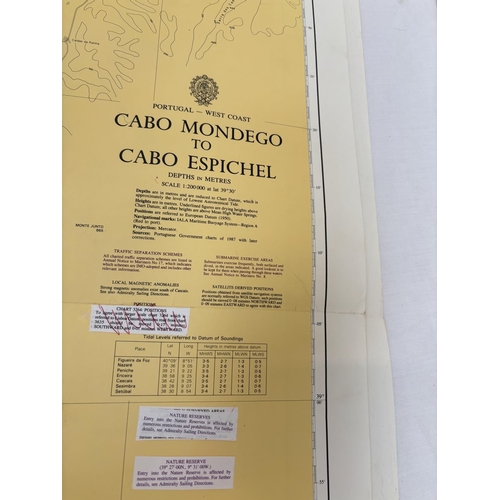 323 - Quantity of sailing charts - Spain & Portugal.