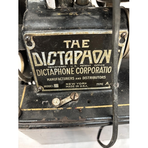 78 - Thomas Edison phonograph and an interesting old dictaphone.