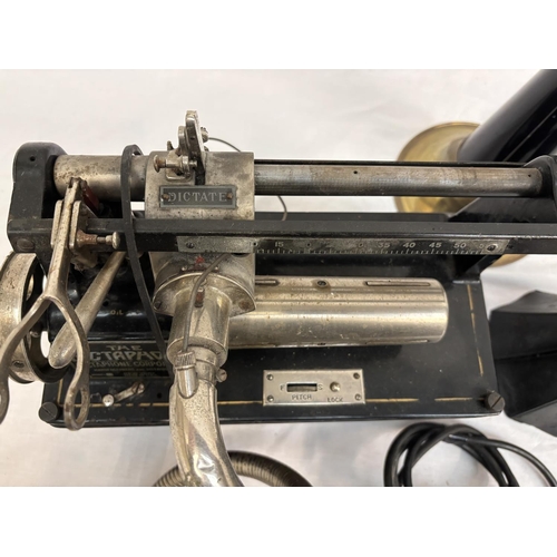 78 - Thomas Edison phonograph and an interesting old dictaphone.