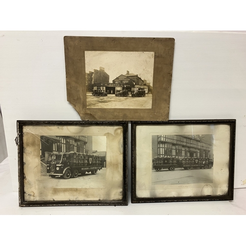 84 - Interesting old photographs showing view of Wm Canty & Sons, Cork and Beamish & Crawford delivery ve... 