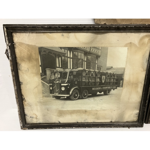 84 - Interesting old photographs showing view of Wm Canty & Sons, Cork and Beamish & Crawford delivery ve... 
