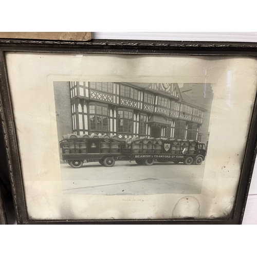 84 - Interesting old photographs showing view of Wm Canty & Sons, Cork and Beamish & Crawford delivery ve... 