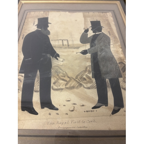 101 - Stephen O'Driscoll, Cork 1825-1895,
A very good collection of 12 Cork silhouettes with various title... 