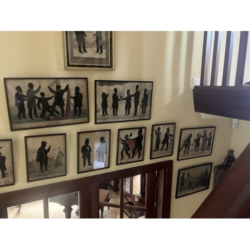 101 - Stephen O'Driscoll, Cork 1825-1895,
A very good collection of 12 Cork silhouettes with various title... 