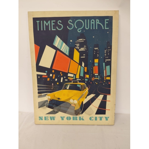 Times Square print. 77cm x 58cm.